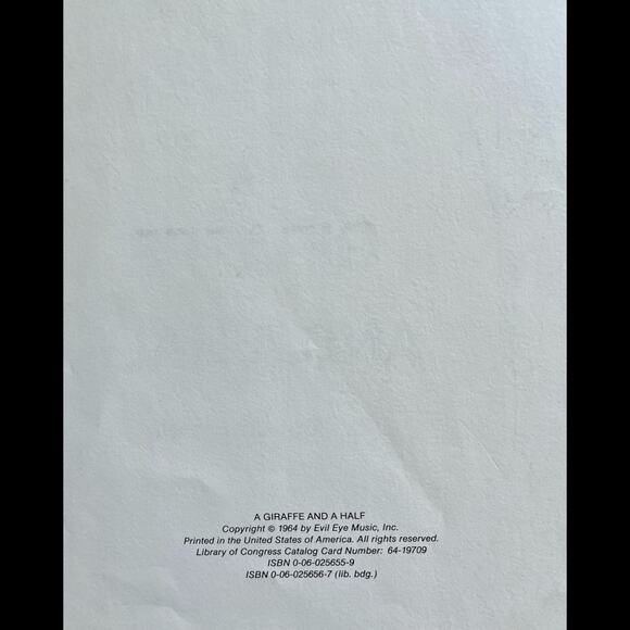 A Giraffe and a Half Hardcover – Picture Book, November 4, 1964 - Picture 5 of 6